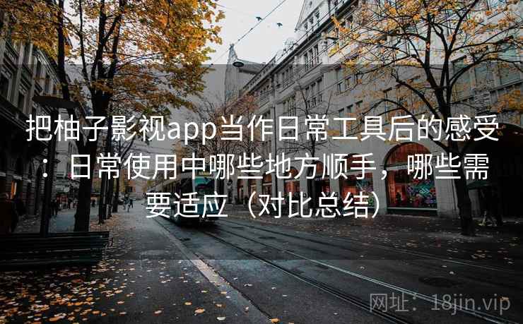 把柚子影视app当作日常工具后的感受：日常使用中哪些地方顺手，哪些需要适应（对比总结）