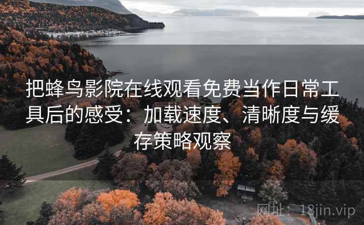 把蜂鸟影院在线观看免费当作日常工具后的感受：加载速度、清晰度与缓存策略观察