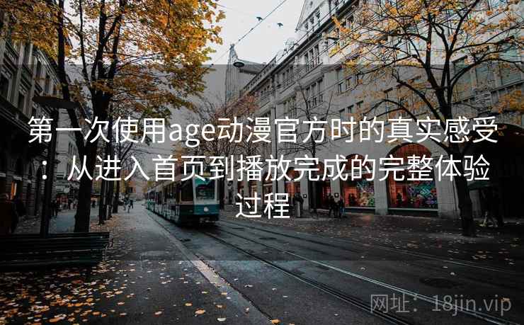 第一次使用age动漫官方时的真实感受：从进入首页到播放完成的完整体验过程