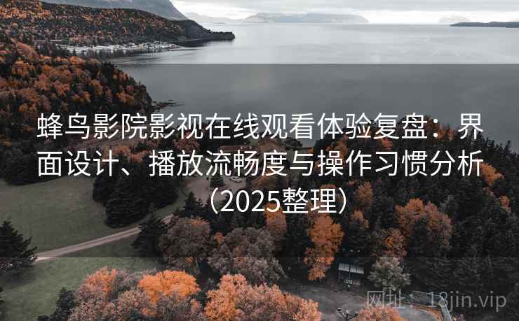 蜂鸟影院影视在线观看体验复盘：界面设计、播放流畅度与操作习惯分析（2025整理）