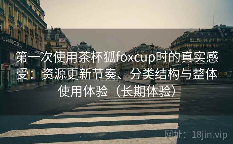 第一次使用茶杯狐foxcup时的真实感受:资源更新节奏、分类结构与整体使用体验(长期体验) 第一次使用茶杯狐foxcup时的真实感受:资源更新节奏、分类结构与整体使用体验(长期体验)