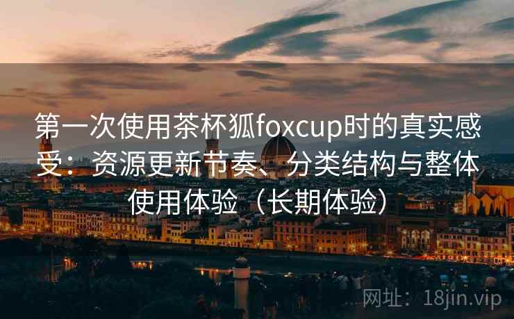 第一次使用茶杯狐foxcup时的真实感受:资源更新节奏、分类结构与整体使用体验(长期体验) 第一次使用茶杯狐foxcup时的真实感受:资源更新节奏、分类结构与整体使用体验(长期体验)